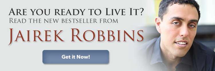 Are you ready to Live It? Read the new bestseller from Jairek Robbins. Get it now!