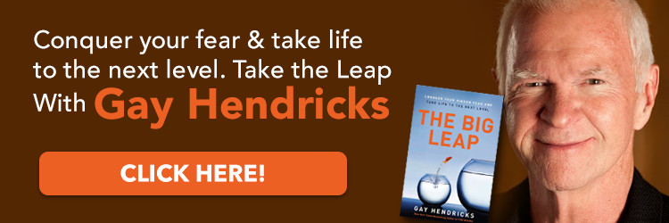 Conquer your fear & take life to the next level. Take the leap with Gay Hendricks. Click Here! The Big Leap: Conquer Your Hidden Fear and Take Life to the Next Level by Gay Hendricks