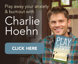 Play away your anxiety and burnout with with Charlie Hoehn. Click here. "Play It Away: A Workaholic's Cure for Anxiety" by Charlie Hoehn